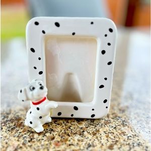 Vintage DISNEY "101 Dalmatians" Picture Frame 5.5" X 5" Made In Japan